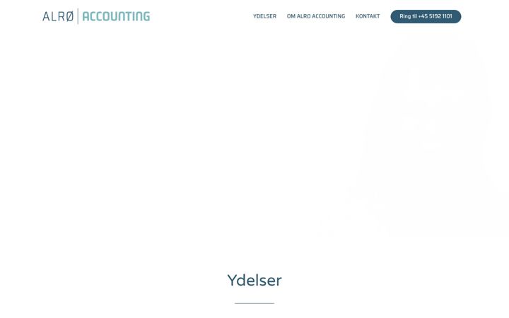 Screenshot of alroaccounting.dk