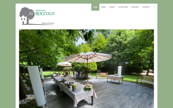 Screenshot von alroccolo.it