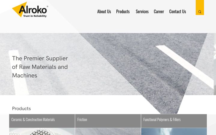 Screenshot of alroko.de