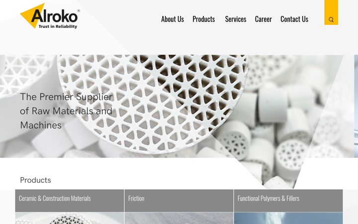Screenshot of alroko.eu