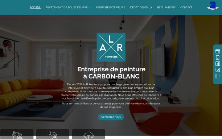 Screenshot of alrpeinture.fr