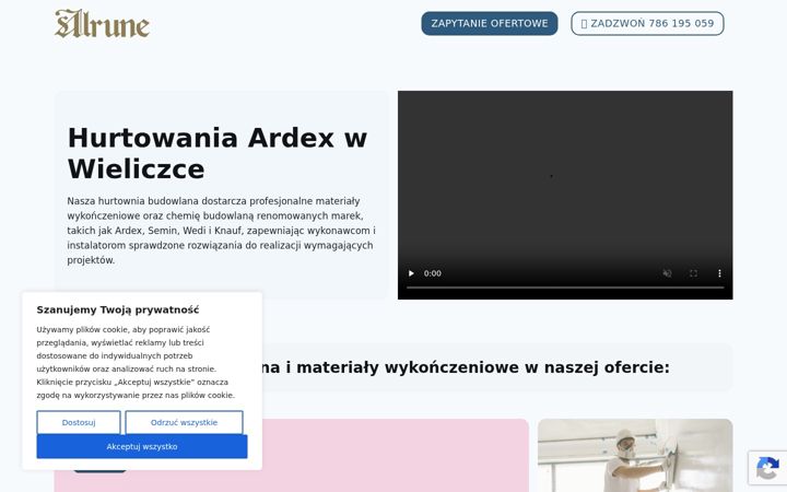 Screenshot of alrune.pl