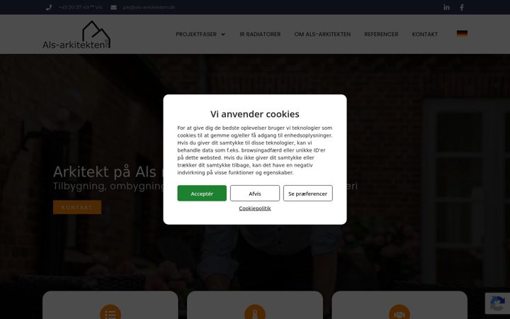 Screenshot of als-arkitekten.dk