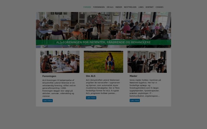 Screenshot of als-foreningen.dk