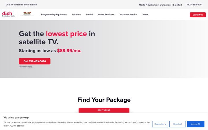 Screenshot of als-tv.com