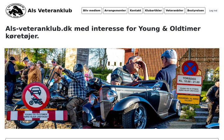 Screenshot of als-veteranklub.dk