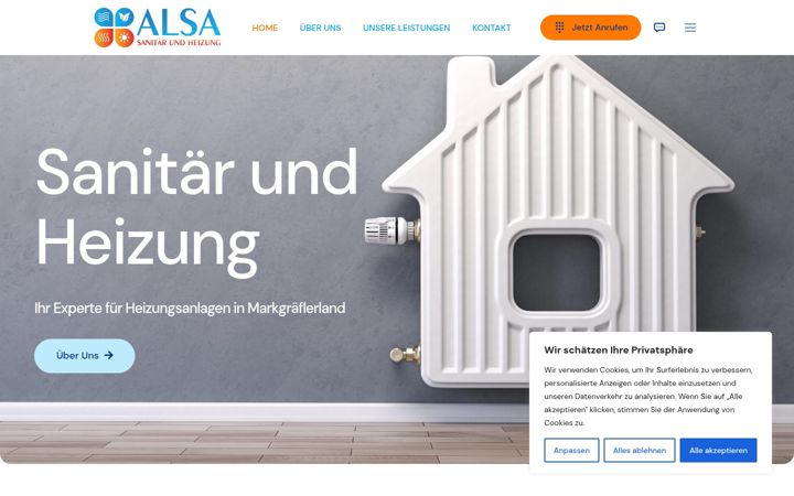 Screenshot of alsa-heizung.de