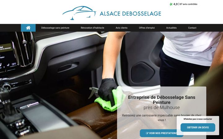 Screenshot of alsace-debosselage.fr
