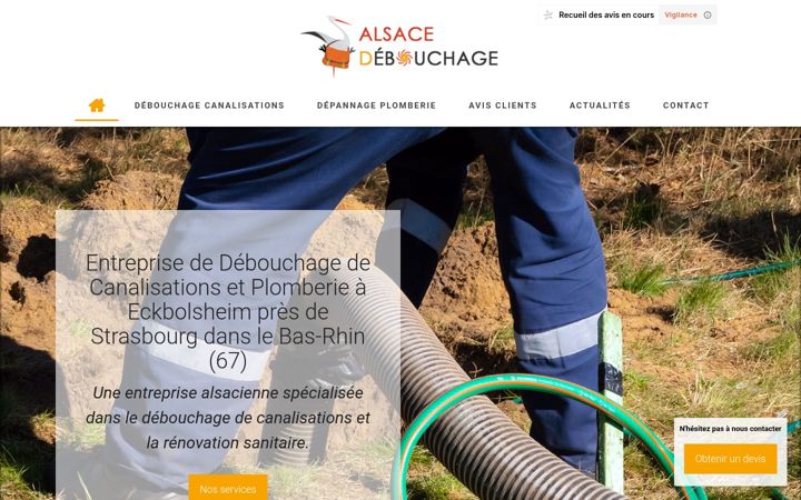 Screenshot of alsace-debouchage.com