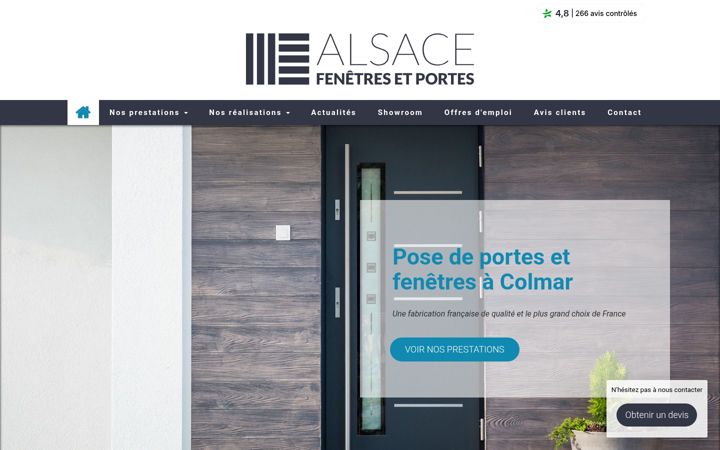 Screenshot of alsace-fenetres.fr