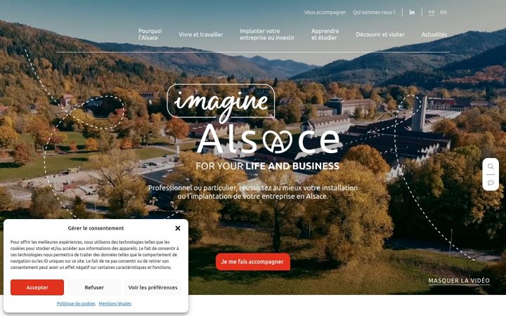 Screenshot of alsace.com