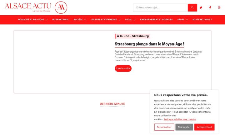Screenshot of alsaceactu.com