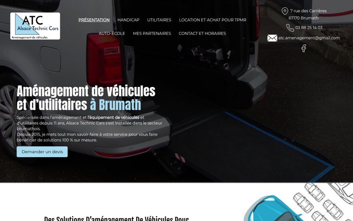 Screenshot of alsacetechniccars.fr