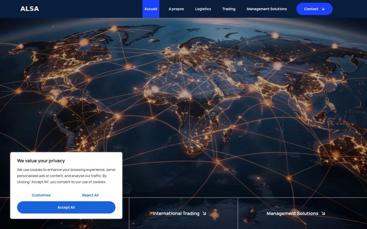 Screenshot of alsagroup.fr