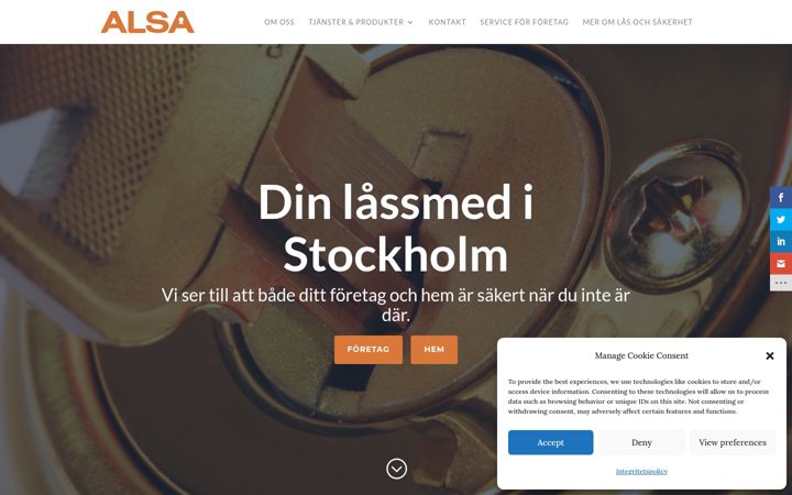 Zrzut ekranu alsasakerhet.se