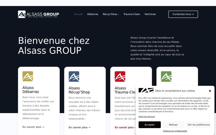 Screenshot of alsass-group.fr