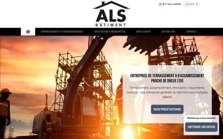 Screenshot of alsbatiment-avis.fr