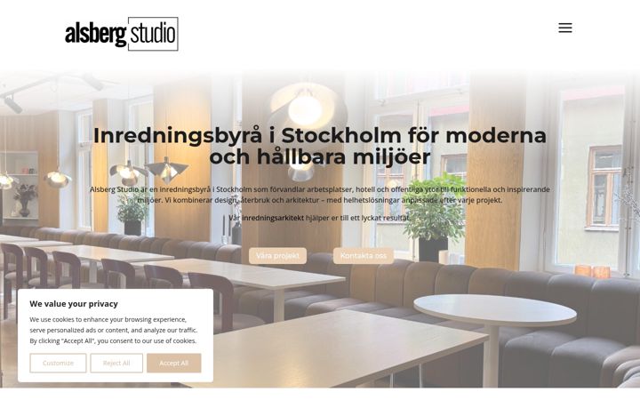 Zrzut ekranu alsbergstudio.se