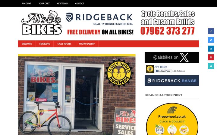 Snímek obrazovky alsbikes.com