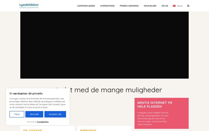 Screenshot of alscamping.dk