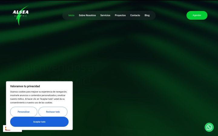 Screenshot of alseaelectric.com