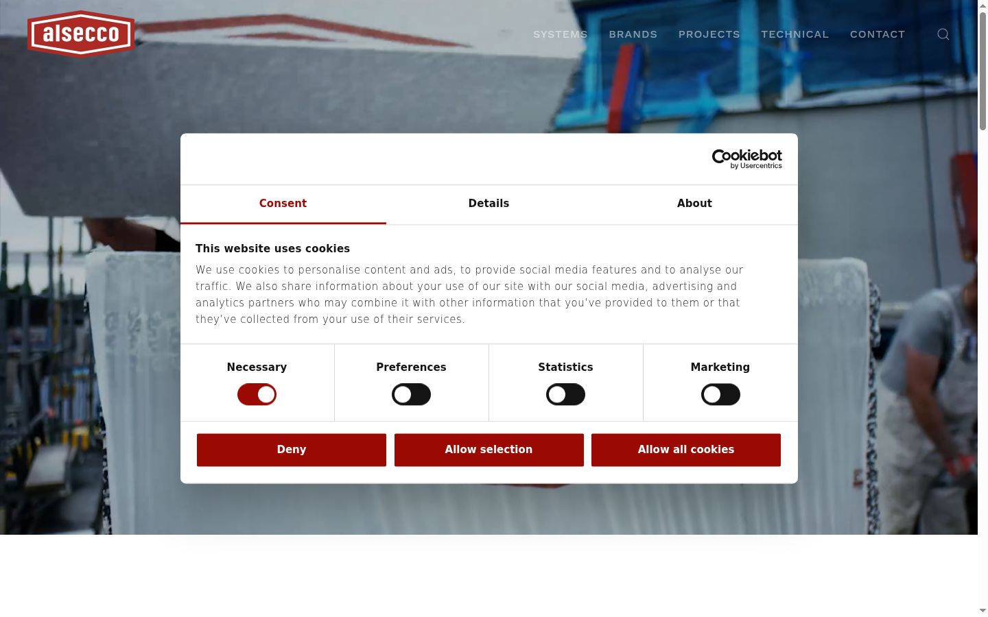 Screenshot tal-banner tal-kunsens muri qabel kwalunkwe interazzjoni