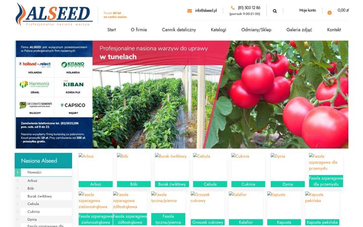 Skærmbillede af alseed.pl