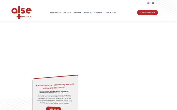 Screenshot of alsemedica.it