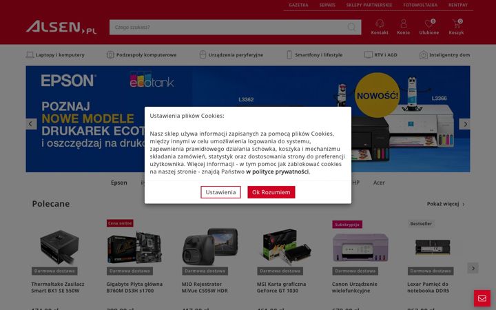 Screenshot of alsen.pl