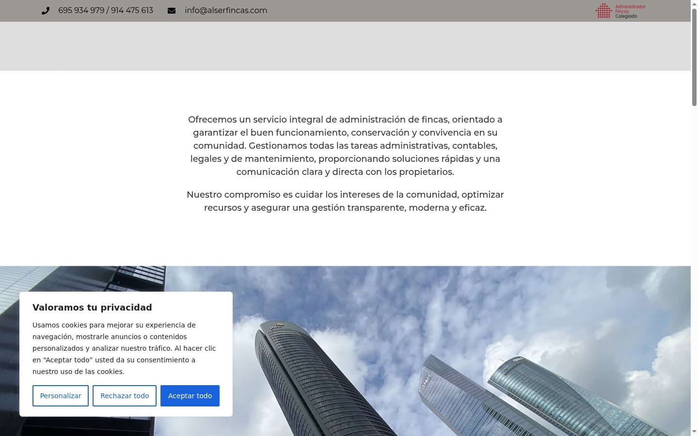 Sutikimo reklamjuostės, rodytos prieš bet kokią sąveiką, ekrano kopija