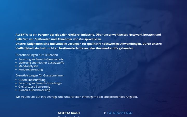 Screenshot of alserta.de