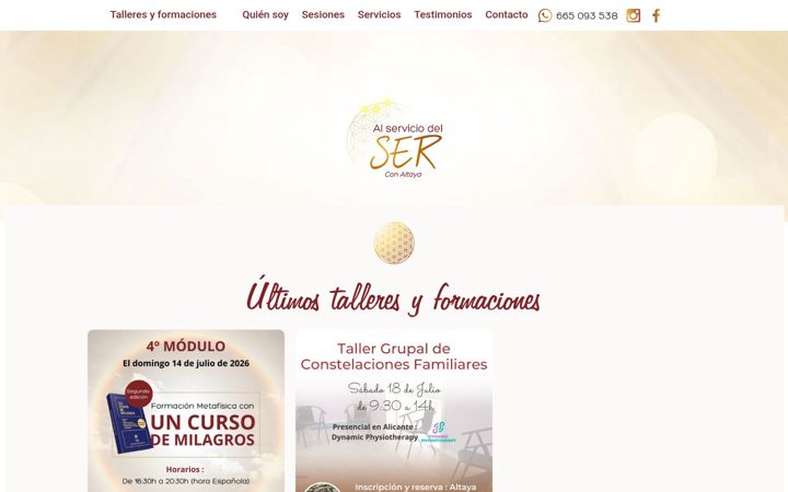 Screenshot of alserviciodelser.com