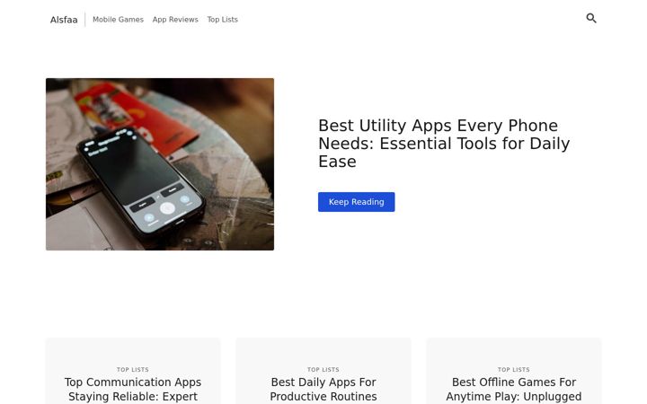 Screenshot of alsfaa.com