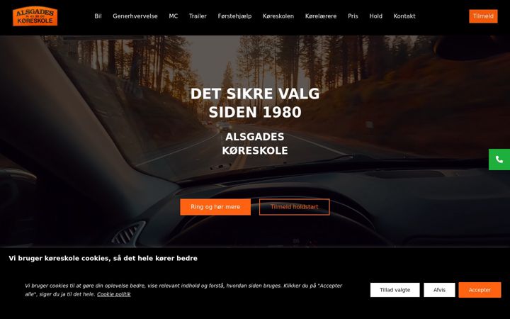 Screenshot of alsgades.dk