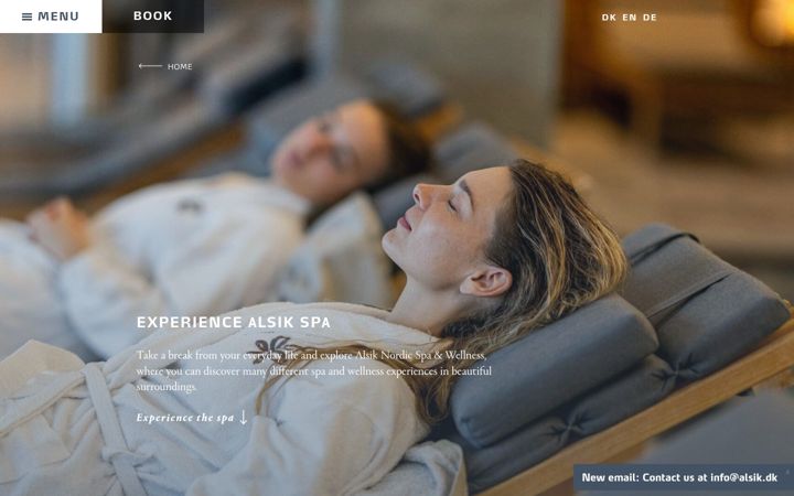 Skjermbilde av alsik-spa.com