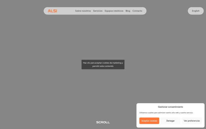 Skjermbilde av alsimaquinaria.com