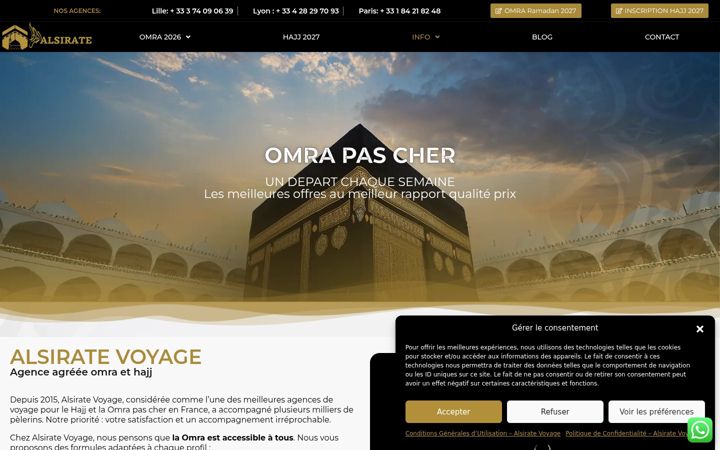 Screenshot of alsiratevoyage.com