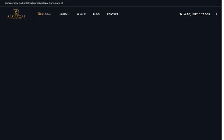 Screenshot of alslegal-kancelaria.pl