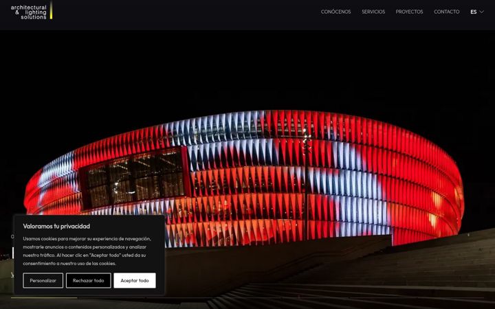 Screenshot of alslighting.com