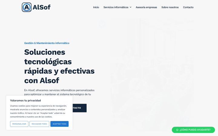 Screenshot of alsof.com