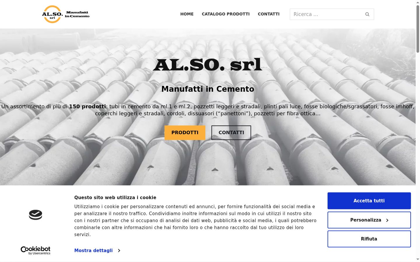 Captura de ecrã do banner de consentimento apresentado antes de qualquer interação