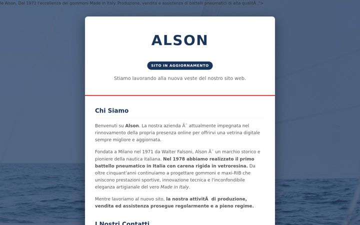 Screenshot of alson.it