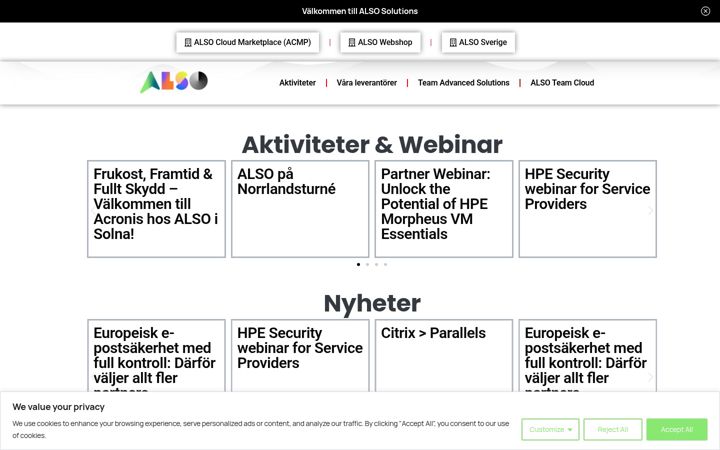 Screenshot of alsosoftware.se