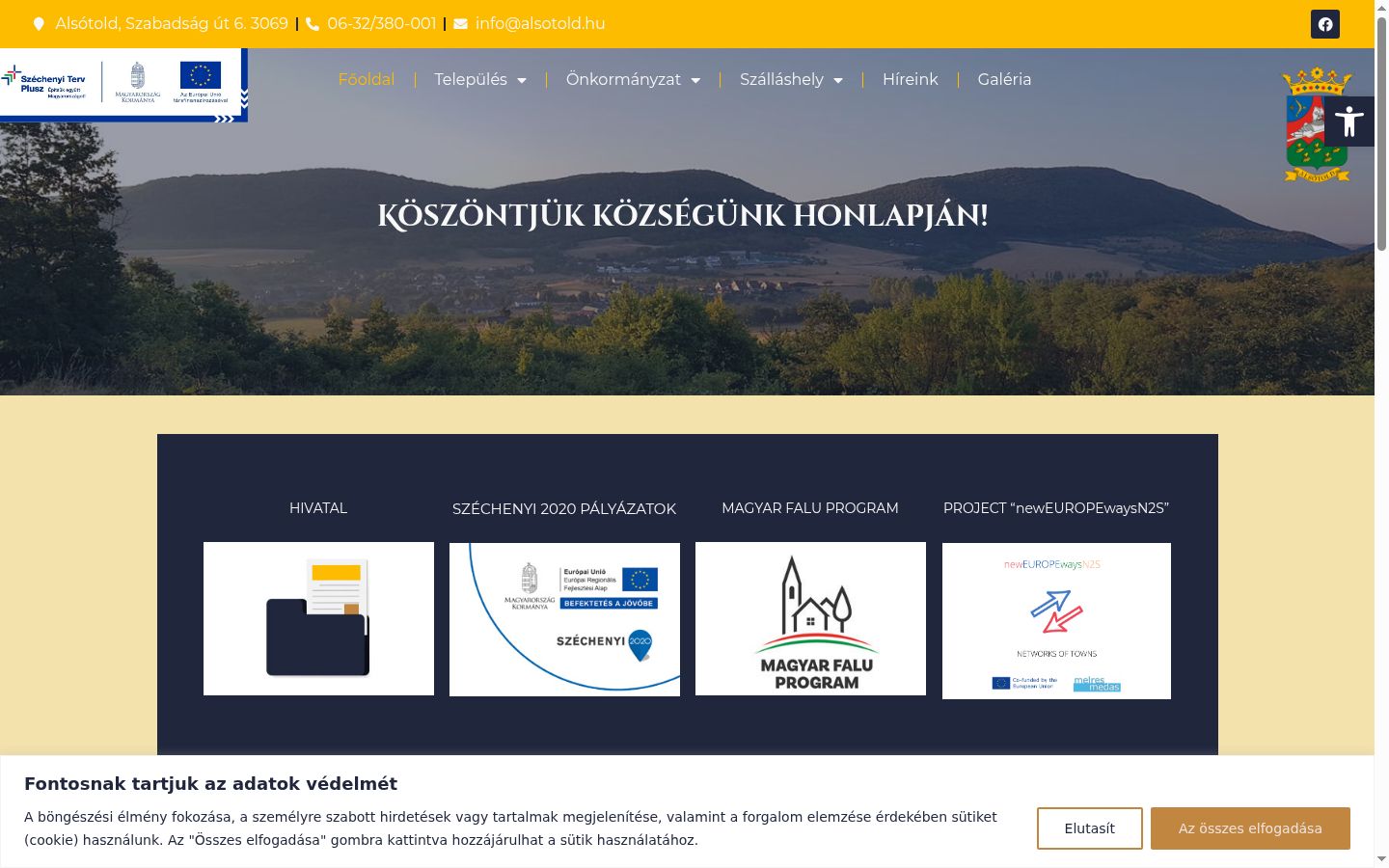 Posnetek zaslona pasice za privolitev, prikazane pred kakršno koli interakcijo