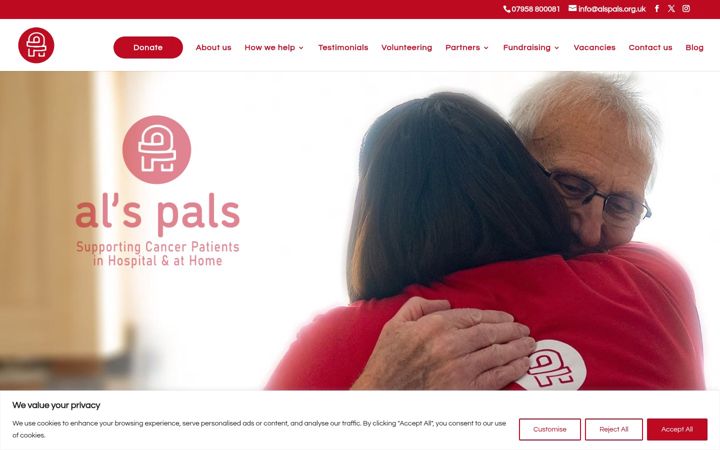 Screenshot of alspals.org.uk