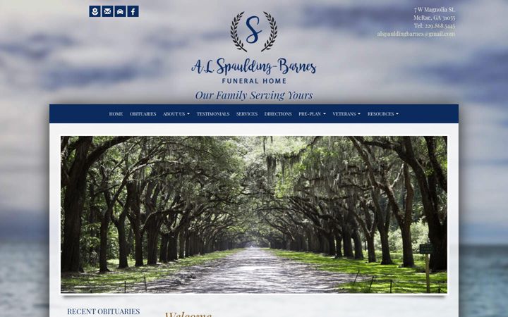 Screenshot of alspauldingfh.com