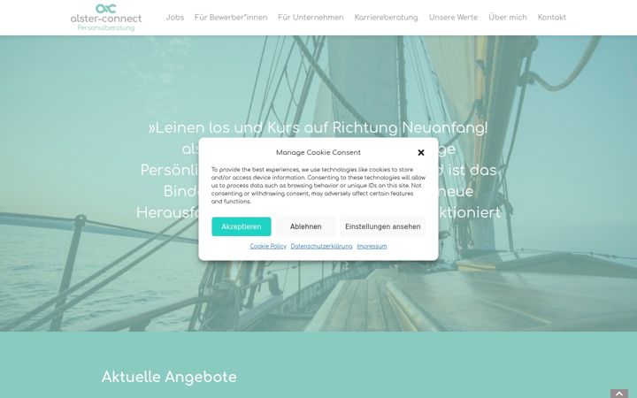 Screenshot of alster-connect.de
