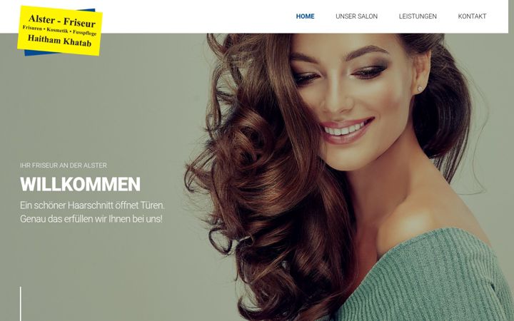 Screenshot of alster-friseur.de