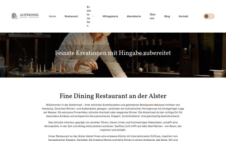 Screenshot of alster-insel.de