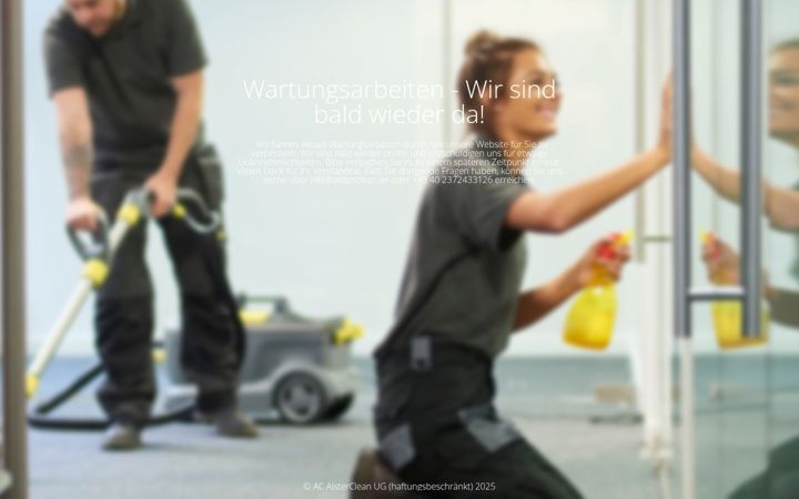 Screenshot of alsterclean.de
